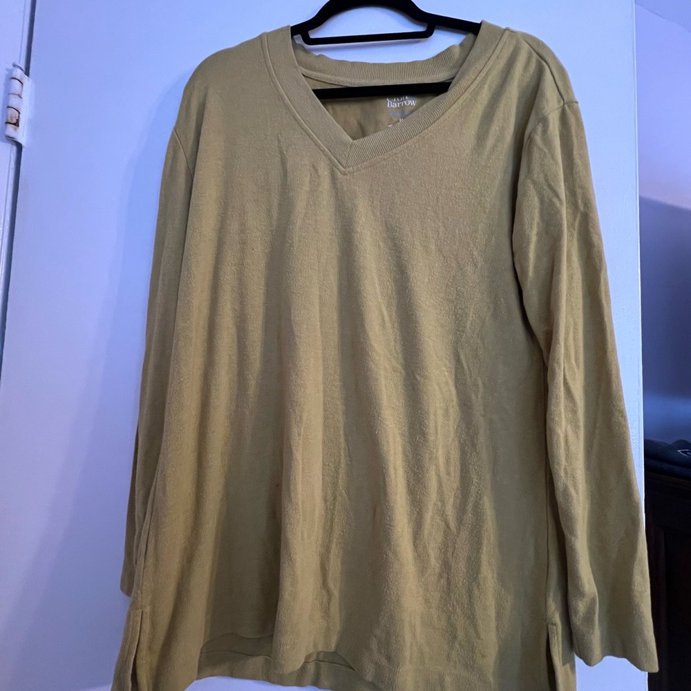 Croft & Barrow Mustard Knit Top